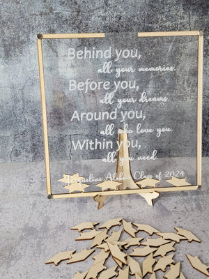 2026 Graduation Guest Book Alternative detail view by EverLee Creations