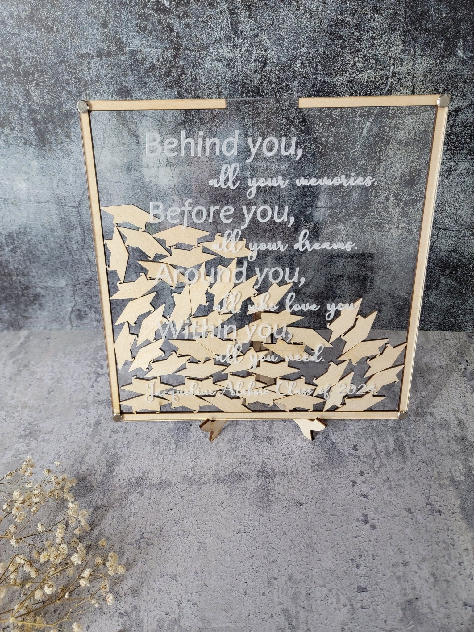 2026 Graduation Guest Book Alternative detail view by EverLee Creations