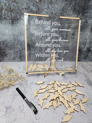 2026 Graduation Guest Book Alternative detail view by EverLee Creations