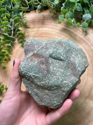 Green Aventurine Chunk by Copper Ashes