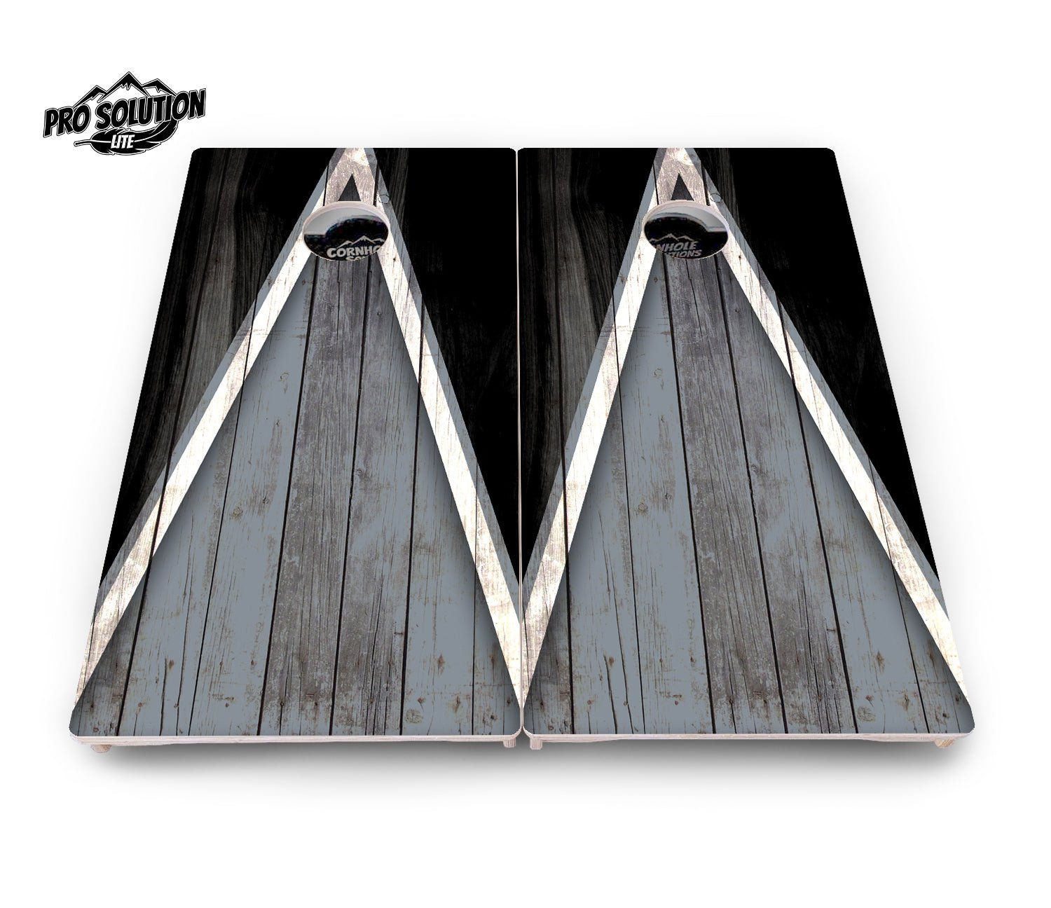 Team Color Triangle Cornhole Boards - Pro Solution Lite Series
