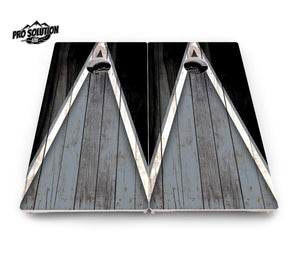 Team Color Triangle Cornhole Boards - Pro Solution Lite Series