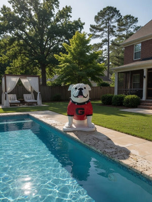 4 Foot Georgia Bulldogs UGA Mascot Statue alternate view 3