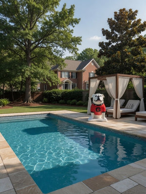4 Foot Georgia Bulldogs UGA Mascot Statue alternate view 4