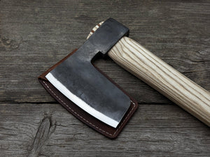 Hand-Forged Carpenter's Axe with Belt Loop, 0.84 kg (1.85 lb) detail view by Sharky Forged Steel Tools