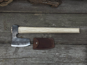 Hand-Forged Carpenter's Axe with Belt Loop, 0.84 kg (1.85 lb) detail view by Sharky Forged Steel Tools