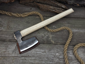 Hand-Forged Carpenter's Axe with Belt Loop, 0.84 kg (1.85 lb) detail view by Sharky Forged Steel Tools
