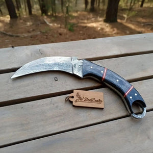 Hand Forged Karambit Knife By JW Steel Crafts detail view by JW SteelCrafts