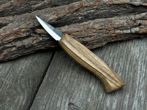 Skewed Detail Knife, Blade 5.5 cm (2.17 inches) detail view by Sharky Forged Steel Tools