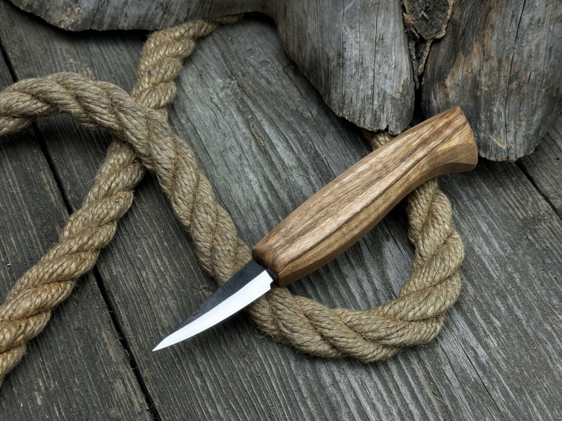 Skewed Detail Knife, Blade 5.5 cm (2.17 inches) by Sharky Forged Steel Tools