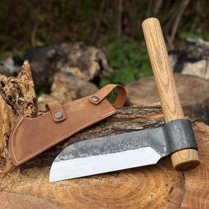 Hand-Forged Splitting Froe, Blade - 15.5 cm (6.1 inches) by Sharky Forged Steel Tools