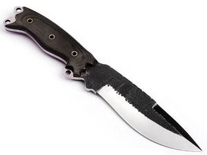 Handmade Bush craft Knife Damascus Steel DK-0405 by JW SteelCrafts, Damascus knife detail photo 2