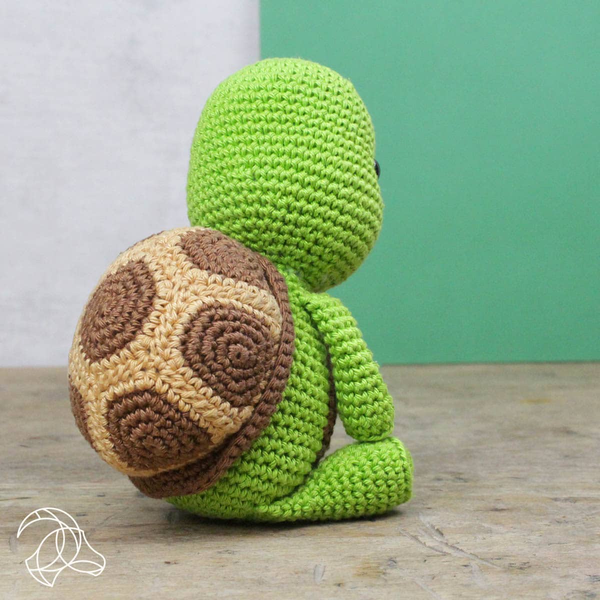 DIY Crochet Kit Siem Turtle detail view 2 by Mountaintop Yarn