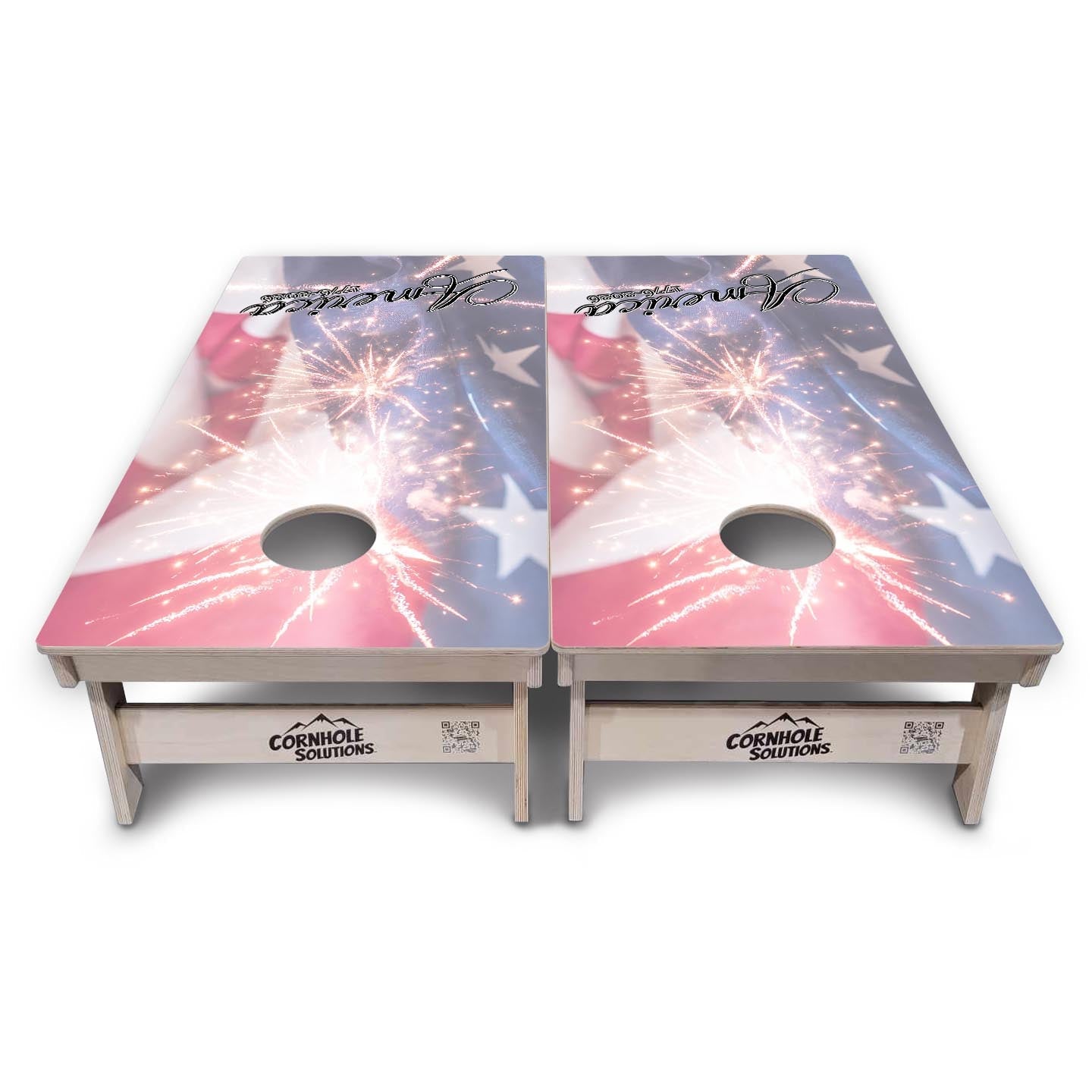 America 1776-2026 Cornhole Boards - Professional Tournament Series by Cornhole Solutions, custom cornhole board detail photo 10