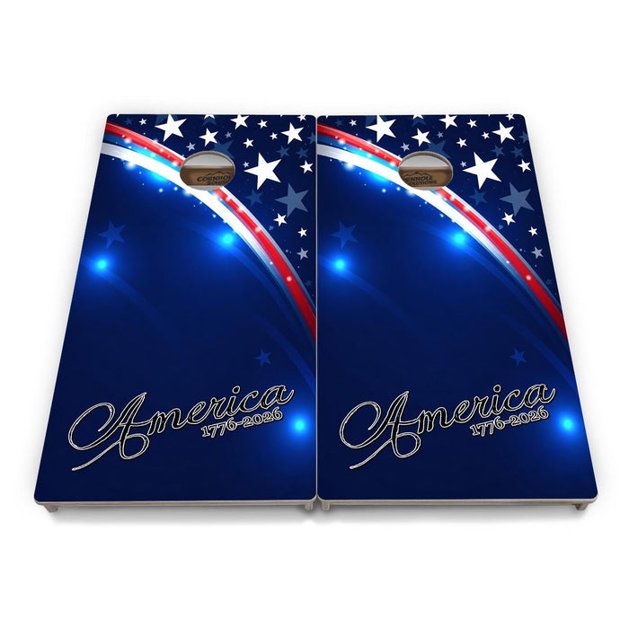 America 1776-2026 Cornhole Boards - Professional Tournament Series