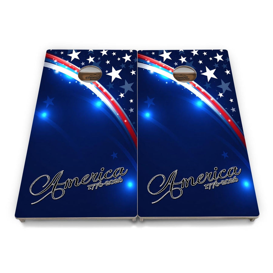 America 1776-2026 Cornhole Boards - Professional Tournament Series