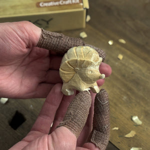 Hedgehog Carving Kit - Complete Starter Whittling Kit for Beginners, Adults, Teens, and Kids detail view by Sharky Forged