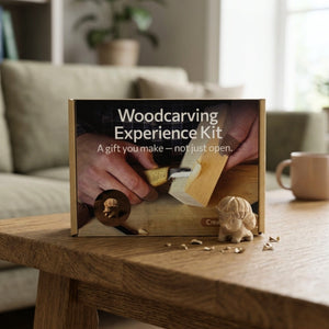Hedgehog Carving Kit - Complete Starter Whittling Kit for Beginners, Adults, Teens, and Kids by Sharky Forged Steel Tools