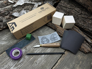 Hedgehog Wood Carving Kit – Ideal for Beginners, Adults, Teens and Kids detail view by Sharky Forged Steel Tools