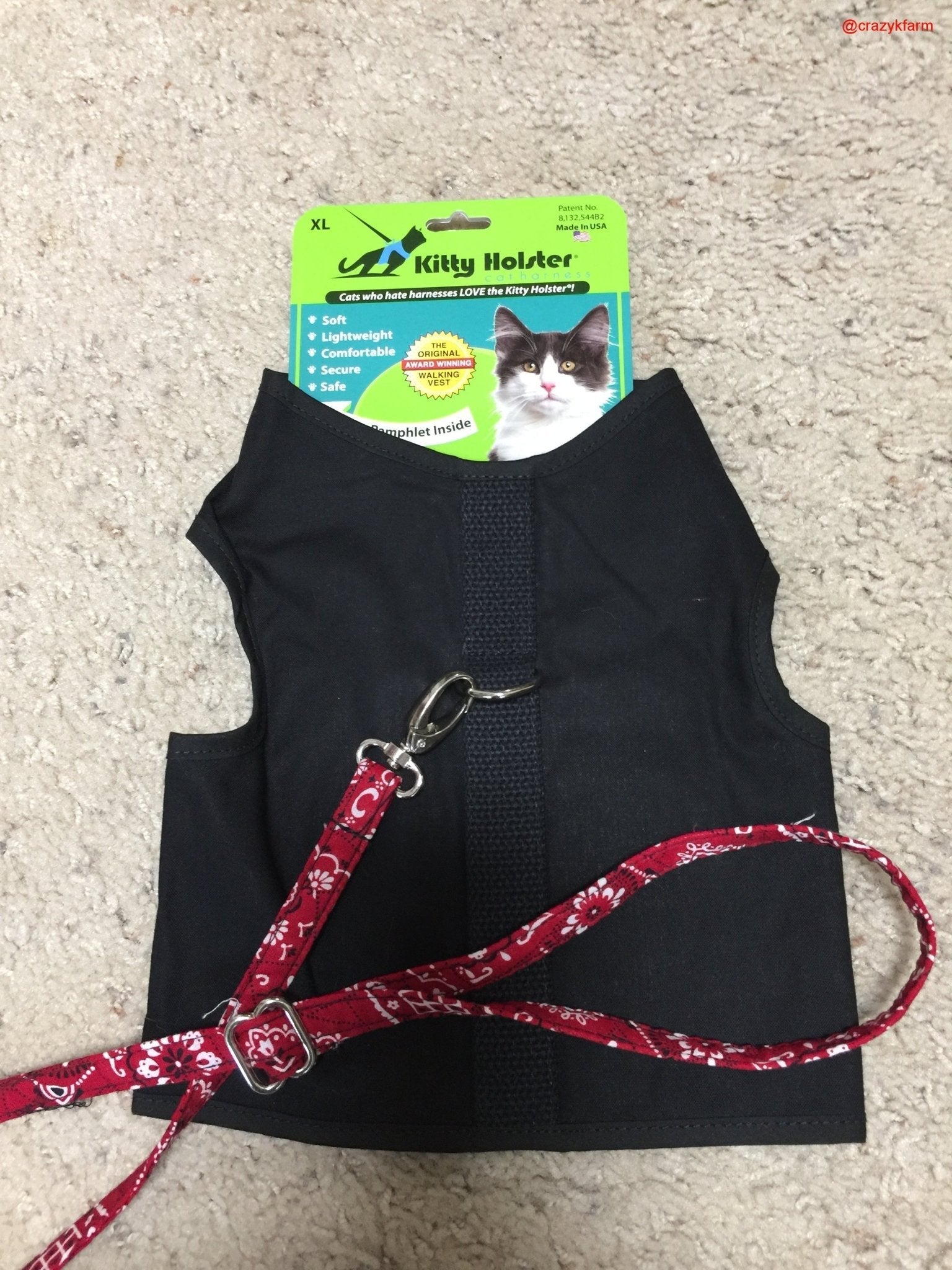 Holster Cotton Pet Leash by Crazy K Farm, product photo 23 of 29