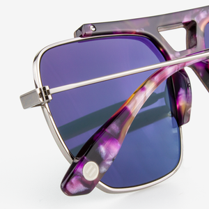 Hudson - Metal & Wood Sunglasses