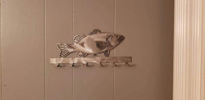 Large Mouth Bass Keychain Rack