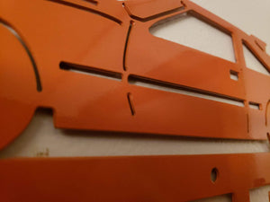 Honda EJ8 Civic Keychain Rack – JDM Steel Wall Mounted Key Holder