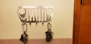 Jeep Wrangler six-hook wall key organizer