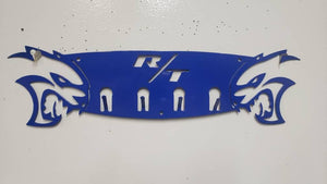 Dodge Hellcat R/T Keychain Rack – Steel Wall Mounted Muscle Car Organizer