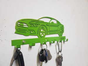 Ford S-550 Mustang GT Keychain Rack – Steel Wall Mounted Modern Muscle Organizer