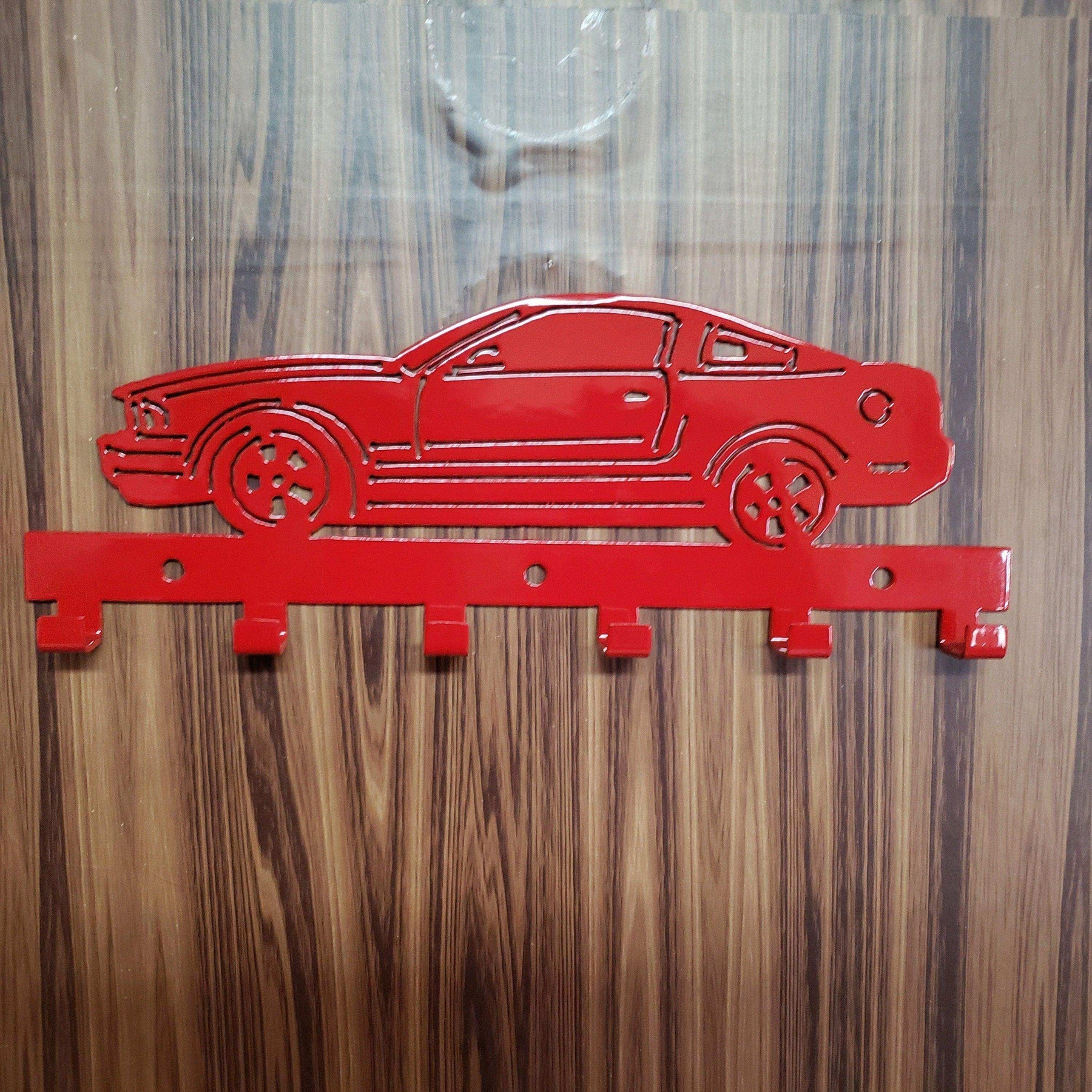 Mustang Style Key Hanger detail view by Martin Metalwork LLC