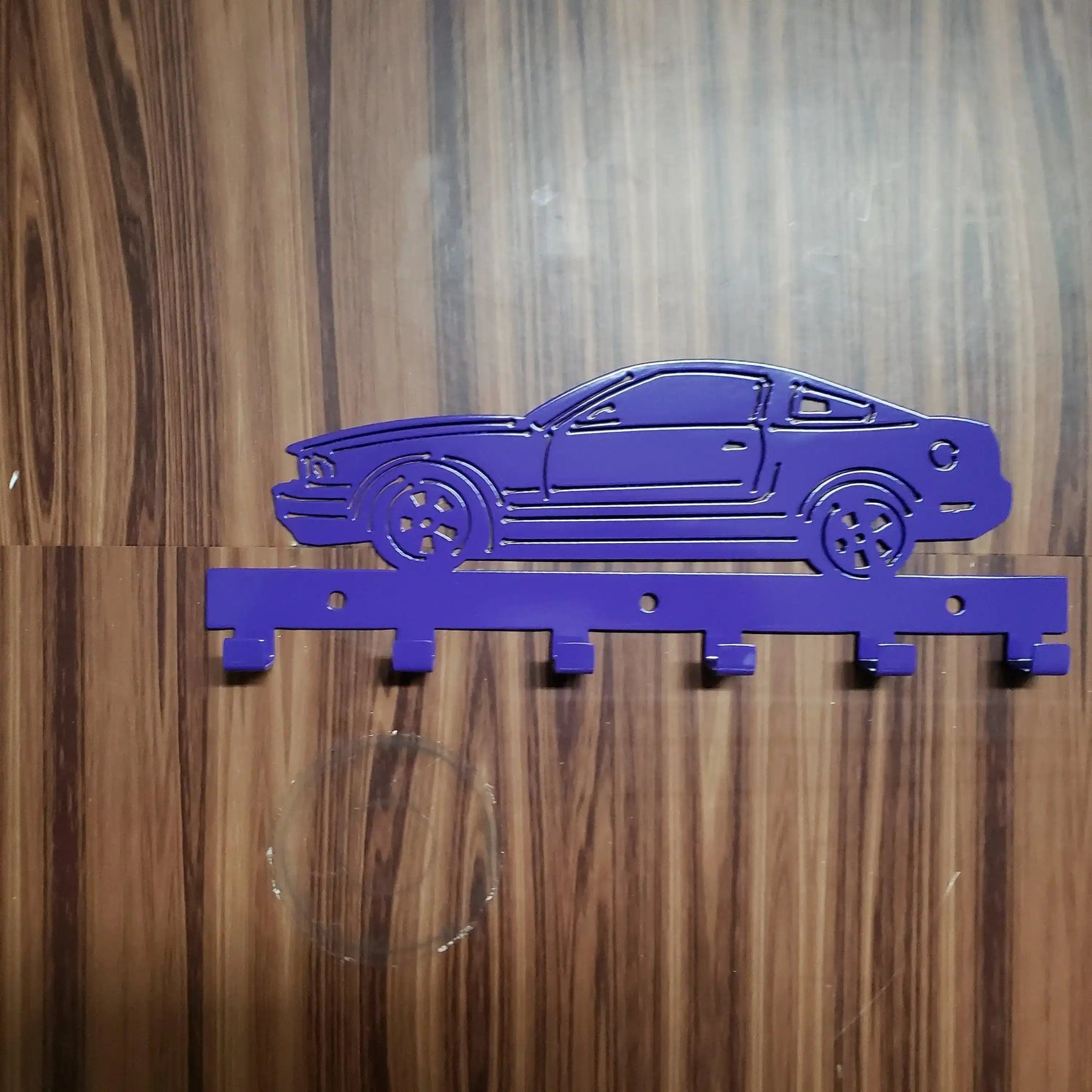 Mustang Style Key Hanger detail view by Martin Metalwork LLC
