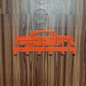 Classic Bel-Air tri 5 1955 Key Rack Holder detail view by Martin Metalwork LLC