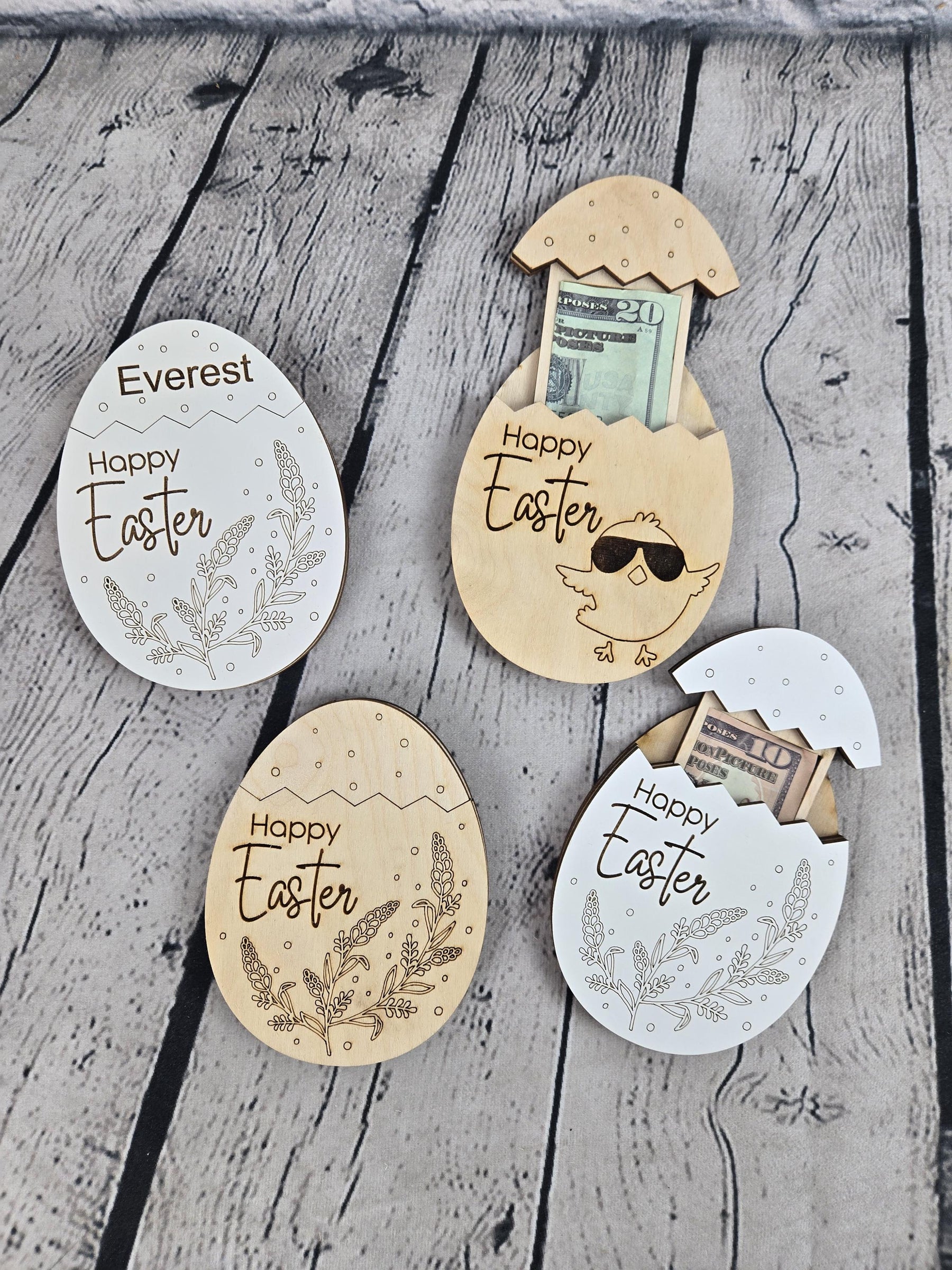 Easter Egg Money Holder detail view by EverLee Creations