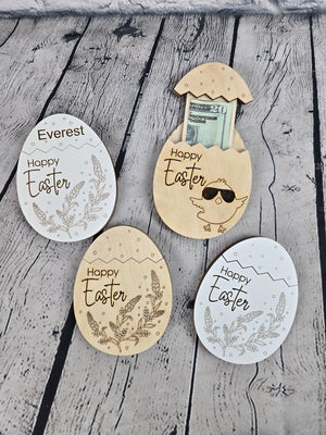 Easter Egg Money Holder detail view by EverLee Creations