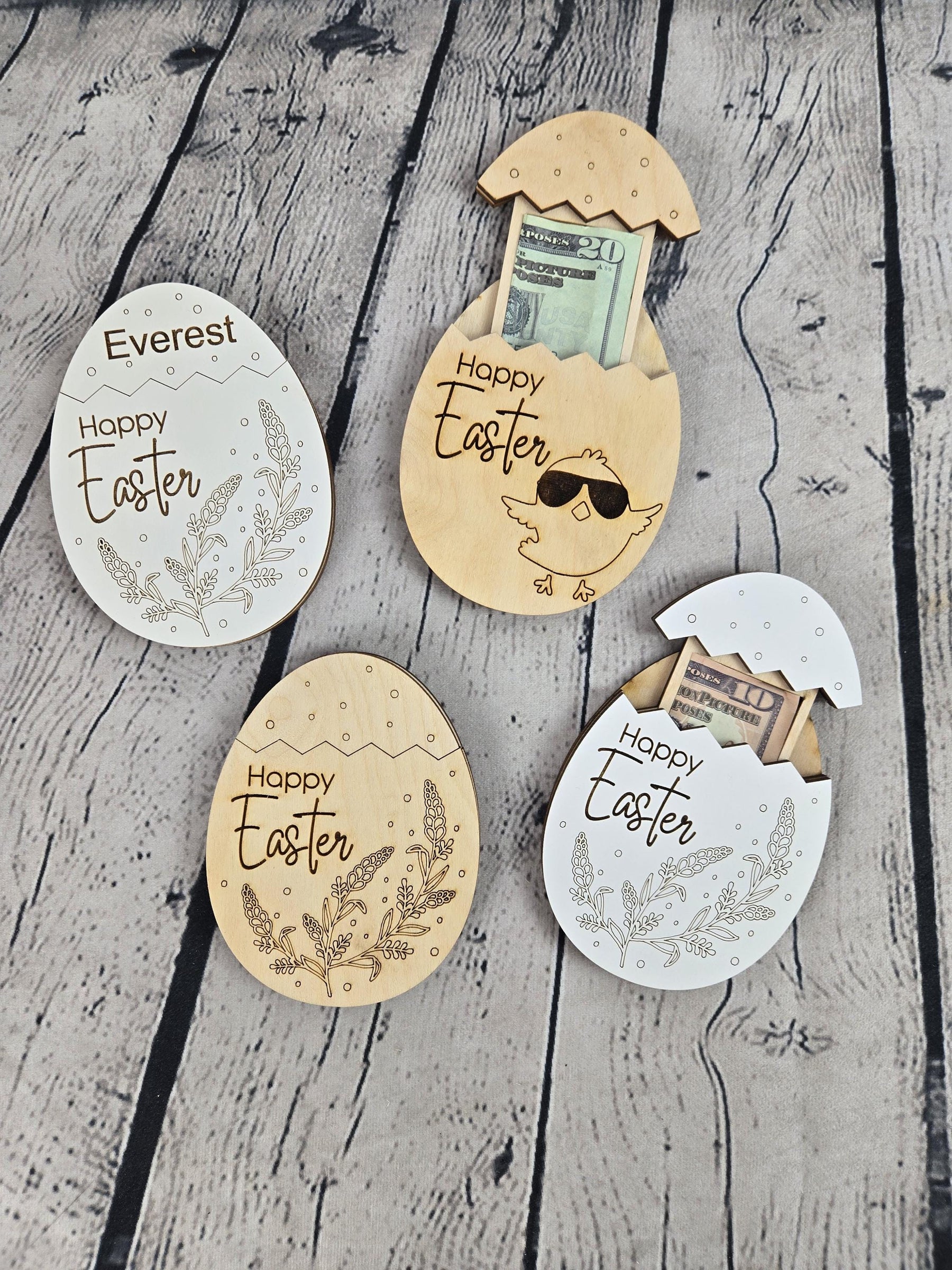 Easter Egg Money Holder detail view by EverLee Creations