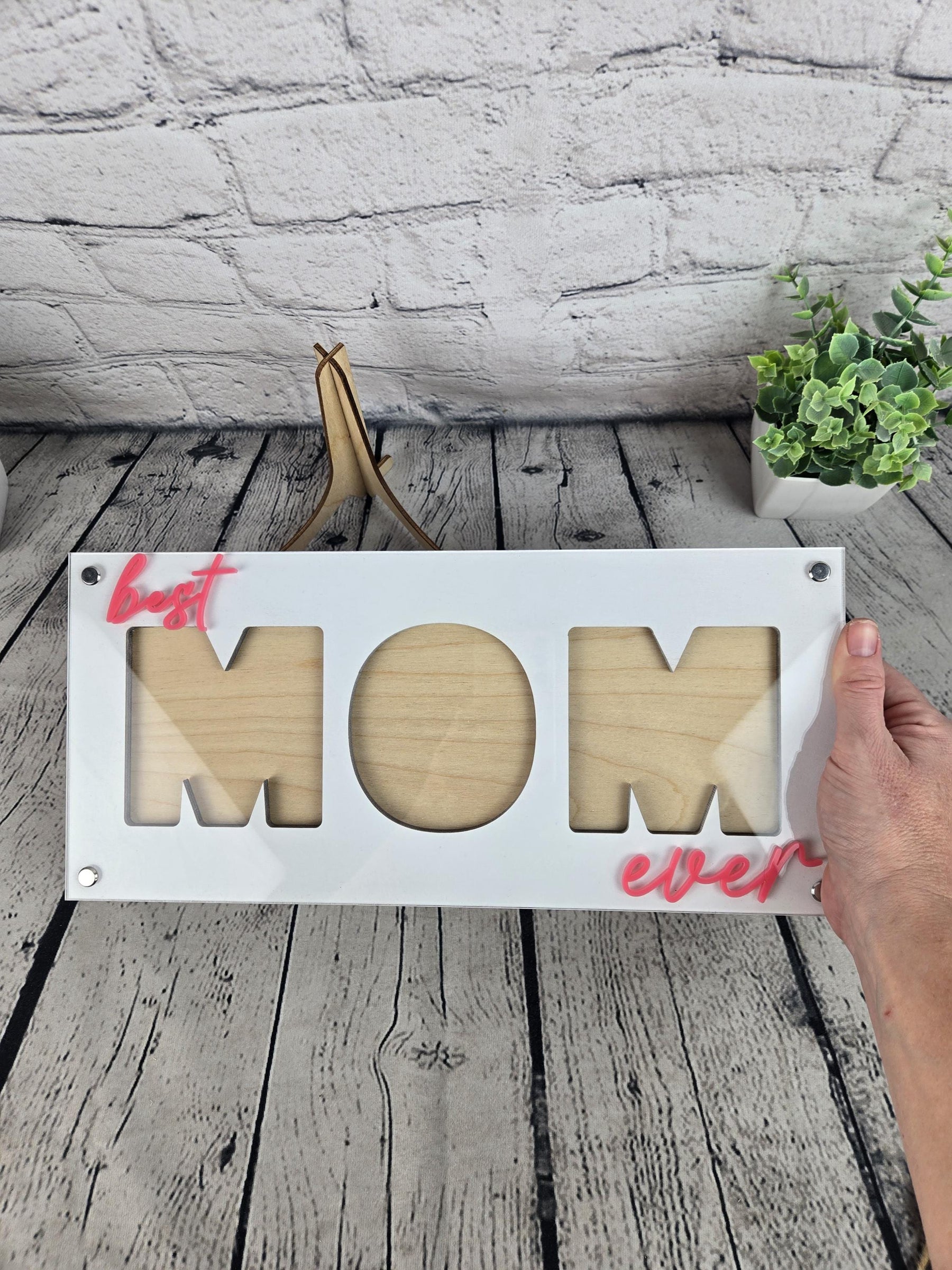 Mom Picture Frame detail view by EverLee Creations