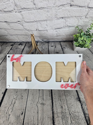 Mom Picture Frame detail view by EverLee Creations