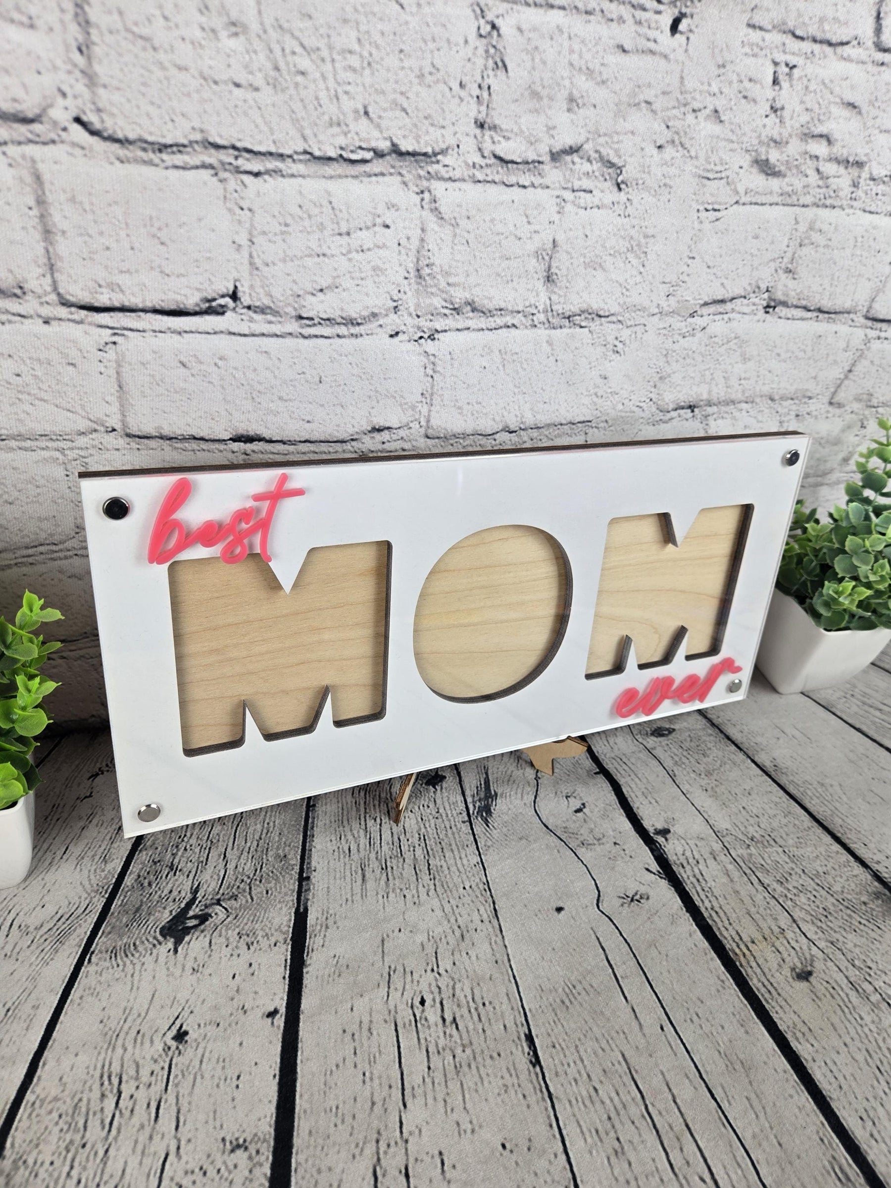 Mom Picture Frame detail view by EverLee Creations