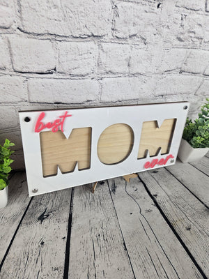 Mom Picture Frame detail view by EverLee Creations