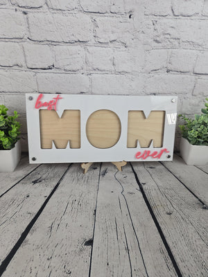 Mom Picture Frame detail view by EverLee Creations