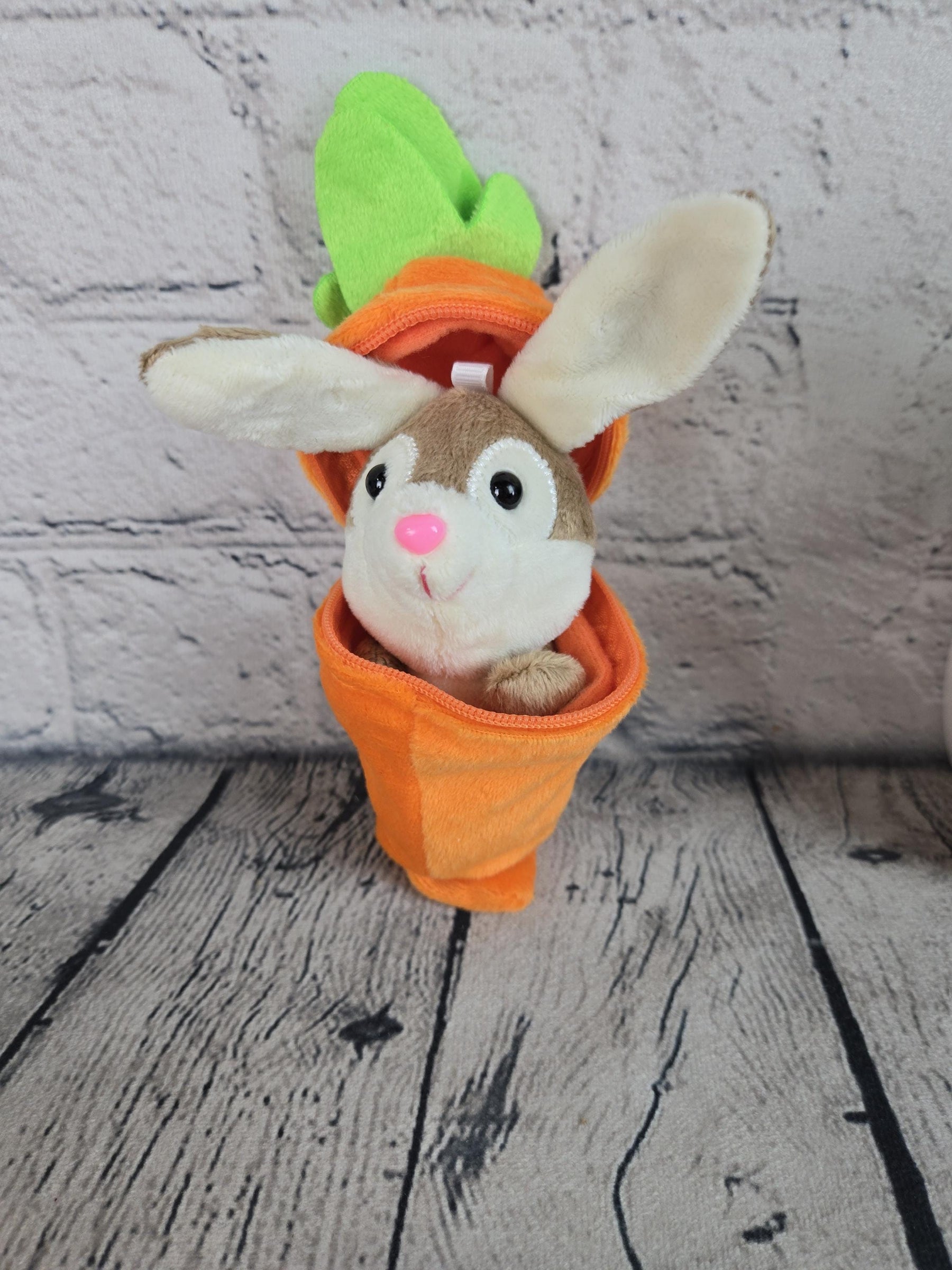 Personalized Bunny Rabbit Key Chain detail view by EverLee Creations