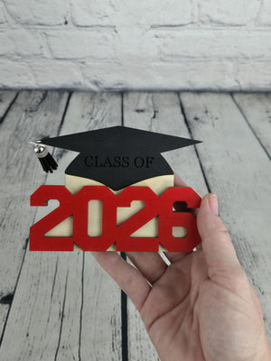 Personalized Graduation Money Holder 2026 detail view by EverLee Creations