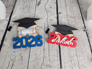 Personalized Graduation Money Holder 2026 detail view by EverLee Creations