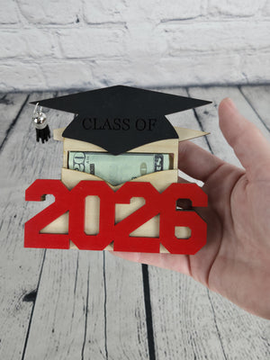 Personalized Graduation Money Holder 2026 detail view by EverLee Creations