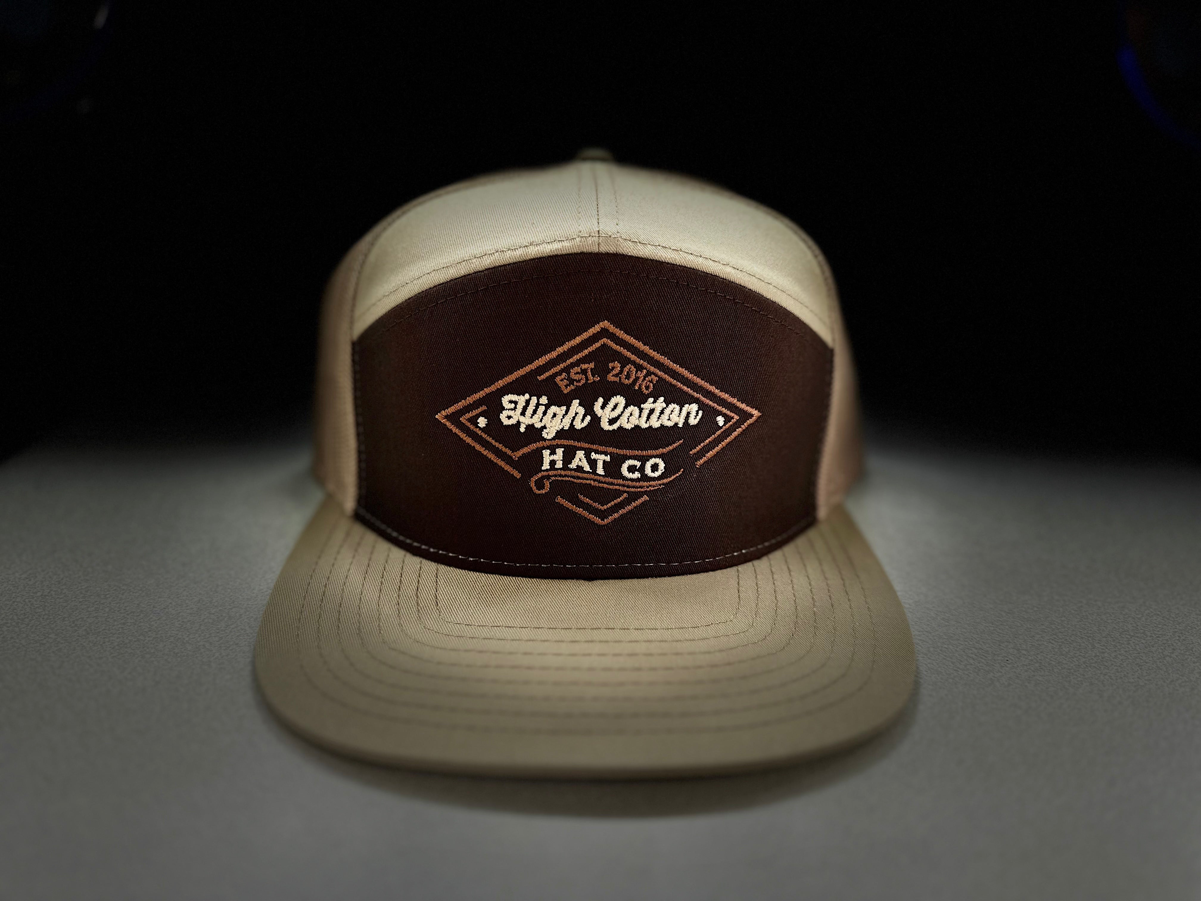 Alternate view of Rusk Khaki 7-Panel Hat by High Cotton Hat Co