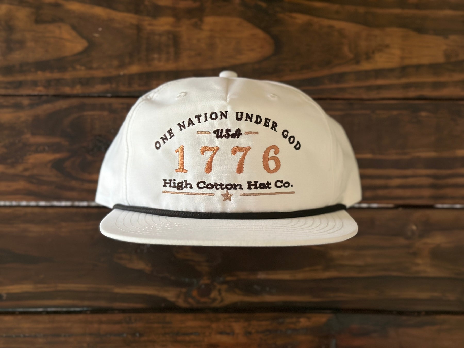 Old School 1776 Rope Hat by High Cotton Hat Co in Texas
