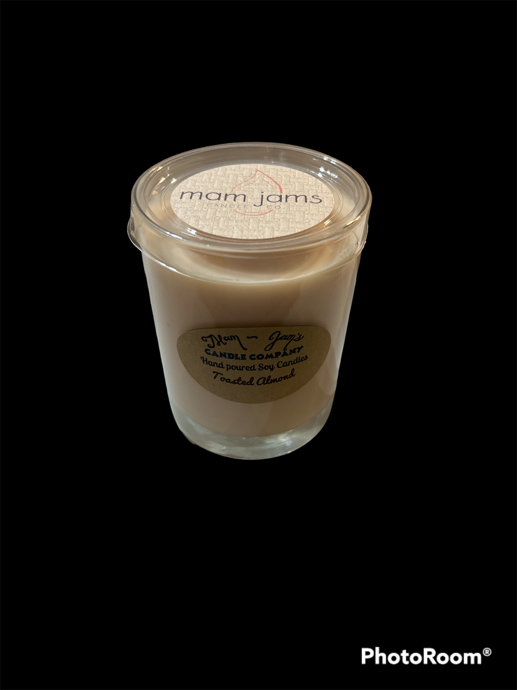 Toasted Almond soy candle and wax melts by Mam Jam’s Candle Company, detail image 2