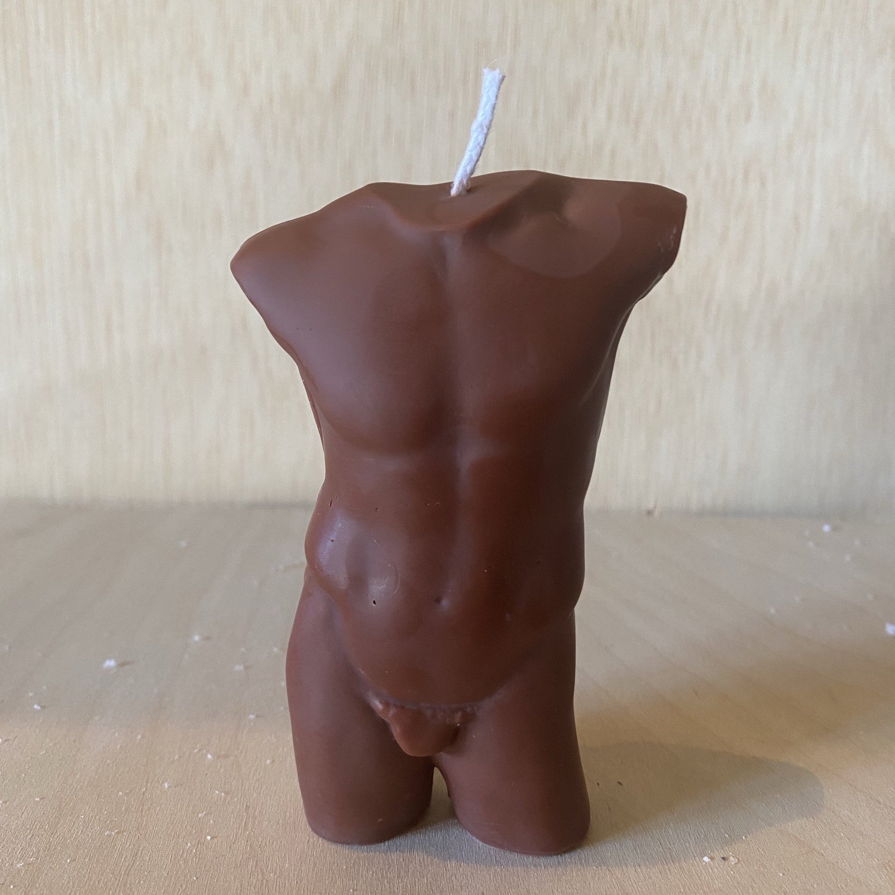 Prometheus Greek god Candle detail view by Pretty Honest Candles
