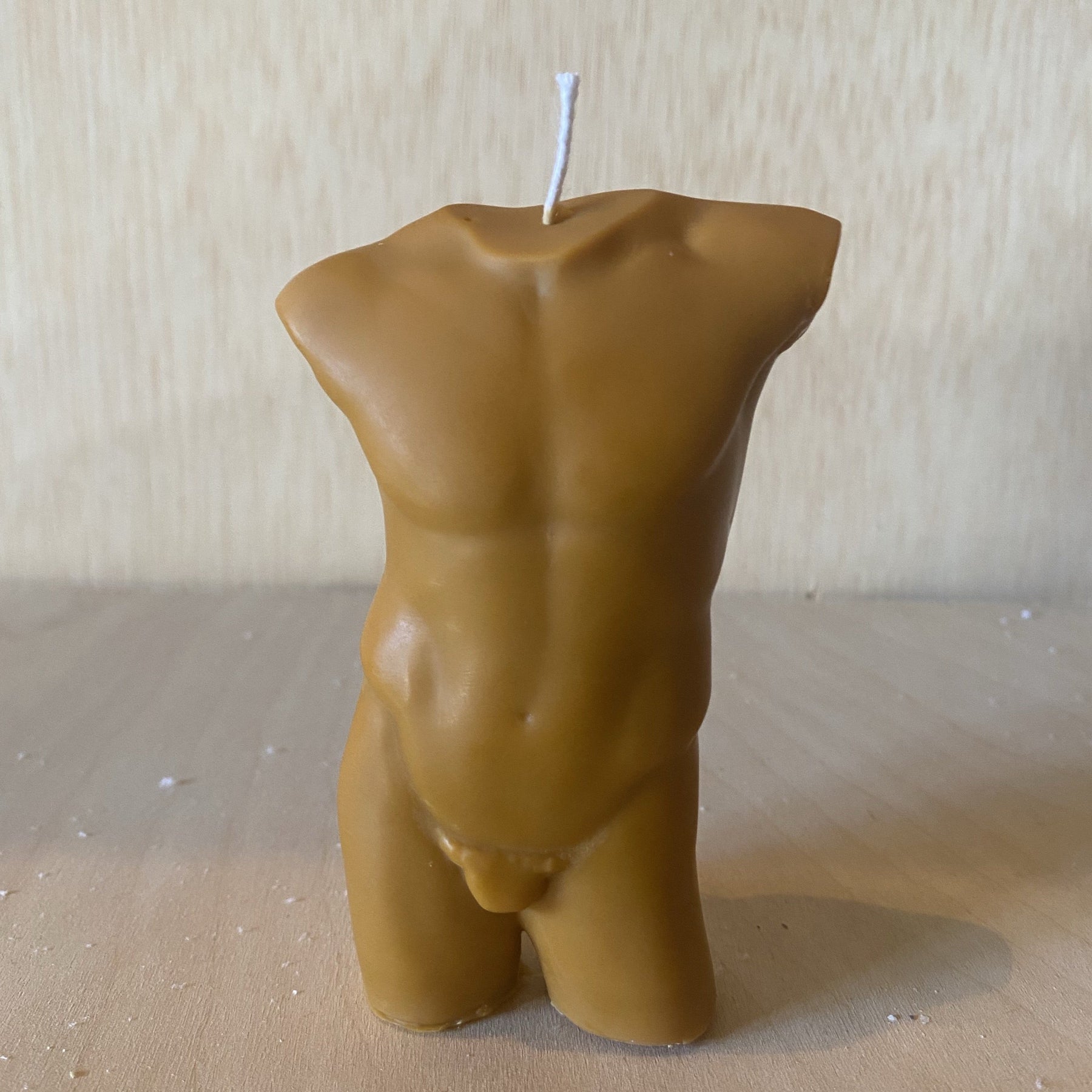 Prometheus Greek god Candle detail view by Pretty Honest Candles